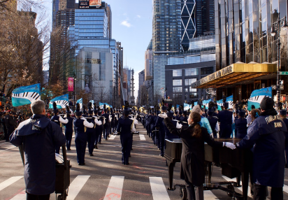 FR Band at the Macy's Thanksgiving Day Parade